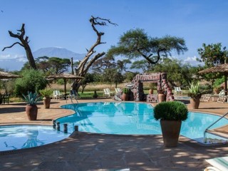 Sentrim Amboseli lodge pool area (1)
