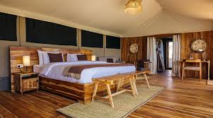 The African Kongoni Serengeti Safari Camp bedroom